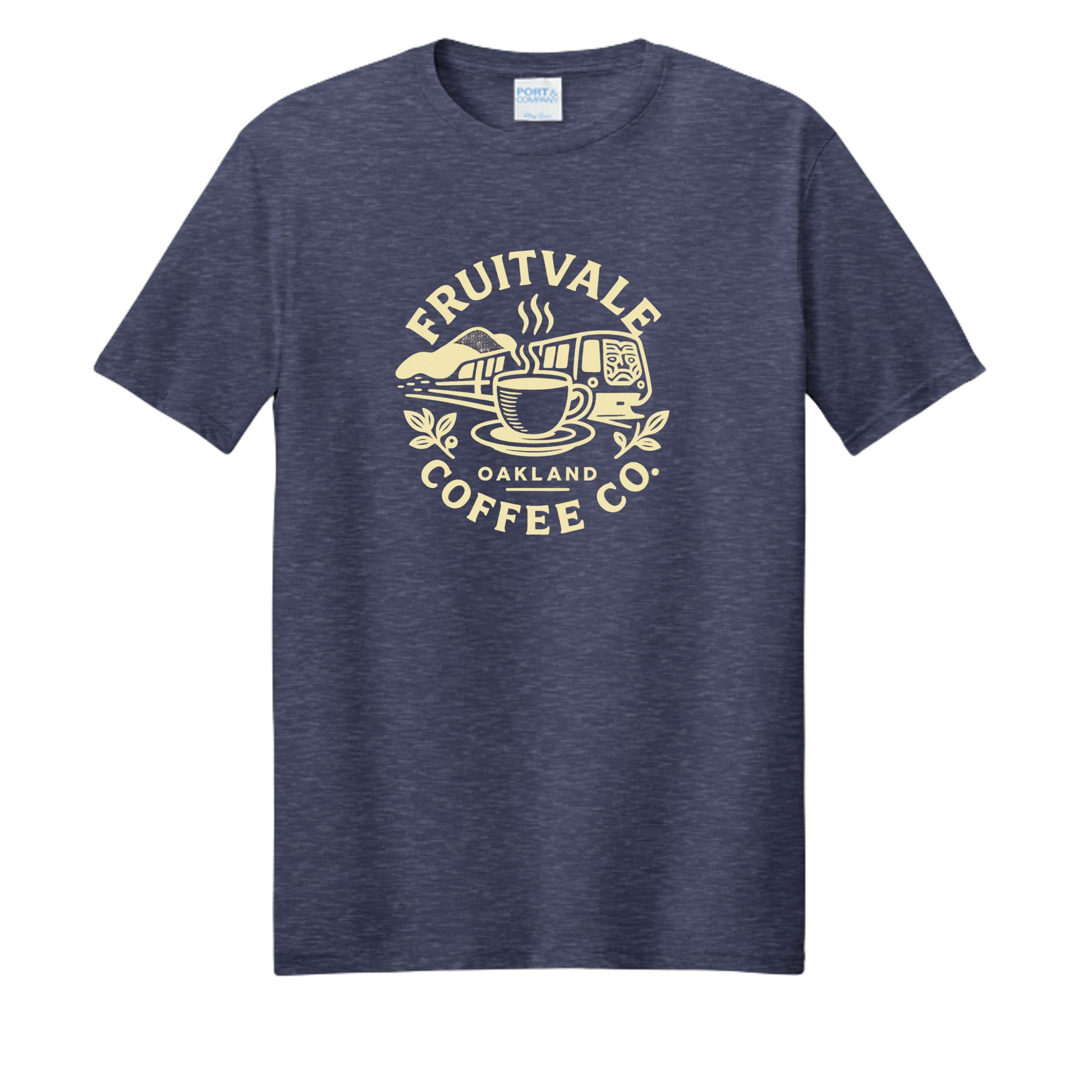 Team Navy Heather - PC455 - FRONT